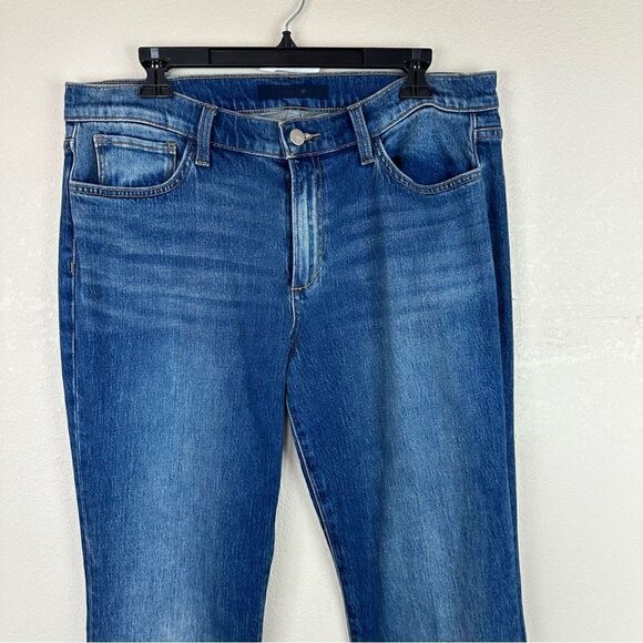 Joe's Jeans Blue Denim Frankie Bootcut Mid Rise Pants Flare Size 32 - Picture 3 of 9